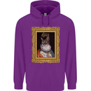 The One True Cat King Funny Mens 80% Cotton Hoodie Purple