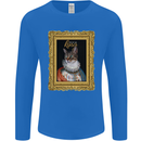 The One True Cat King Funny Mens Long Sleeve T-Shirt Royal Blue