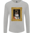 The One True Cat King Funny Mens Long Sleeve T-Shirt Sports Grey