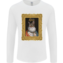 The One True Cat King Funny Mens Long Sleeve T-Shirt White