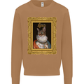 The One True Cat King Funny Mens Sweatshirt Jumper Caramel Latte
