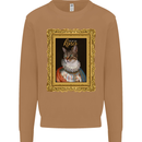 The One True Cat King Funny Mens Sweatshirt Jumper Caramel Latte