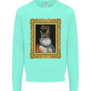 The One True Cat King Funny Mens Sweatshirt Jumper Peppermint