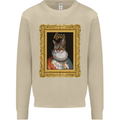 The One True Cat King Funny Mens Sweatshirt Jumper Sand