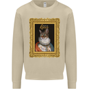 The One True Cat King Funny Mens Sweatshirt Jumper Sand