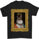 The One True Cat King Funny Mens T-Shirt Cotton Gildan Black