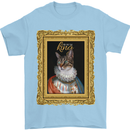 The One True Cat King Funny Mens T-Shirt Cotton Gildan Light Blue