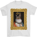 The One True Cat King Funny Mens T-Shirt Cotton Gildan White