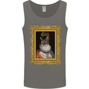 The One True Cat King Funny Mens Vest Tank Top Charcoal