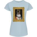 The One True Cat King Funny Womens Petite Cut T-Shirt Light Blue