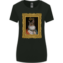 The One True Cat King Funny Womens Wider Cut T-Shirt Black