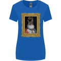 The One True Cat King Funny Womens Wider Cut T-Shirt Royal Blue