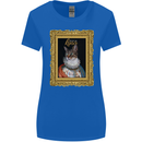 The One True Cat King Funny Womens Wider Cut T-Shirt Royal Blue