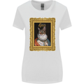 The One True Cat King Funny Womens Wider Cut T-Shirt White