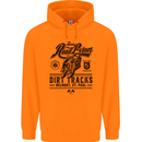 The Original Road Burner Biker Motorcycle Childrens Kids Hoodie Orange