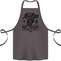The Original Road Burner Biker Motorcycle Cotton Apron 100% Organic Dark Grey