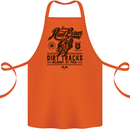 The Original Road Burner Biker Motorcycle Cotton Apron 100% Organic Orange