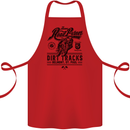 The Original Road Burner Biker Motorcycle Cotton Apron 100% Organic Red
