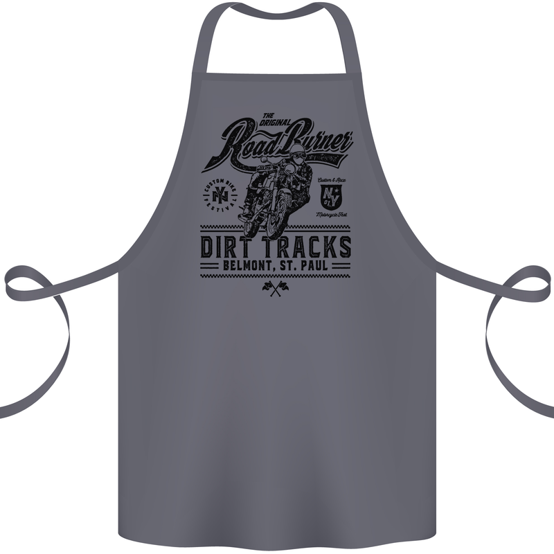 The Original Road Burner Biker Motorcycle Cotton Apron 100% Organic Steel