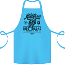 The Original Road Burner Biker Motorcycle Cotton Apron 100% Organic Turquoise