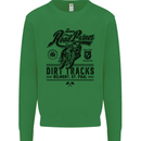 The Original Road Burner Biker Motorcycle Kids Sweatshirt Jumper Irish Green