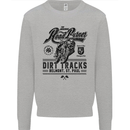 The Original Road Burner Biker Motorcycle Kids Sweatshirt Jumper Sports Grey