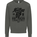 The Original Road Burner Biker Motorcycle Kids Sweatshirt Jumper Storm Grey