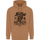 The Original Road Burner Biker Motorcycle Mens 80% Cotton Hoodie Caramel Latte