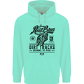 The Original Road Burner Biker Motorcycle Mens 80% Cotton Hoodie Peppermint
