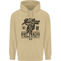 The Original Road Burner Biker Motorcycle Mens 80% Cotton Hoodie Sand