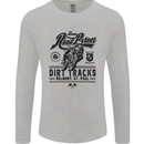 The Original Road Burner Biker Motorcycle Mens Long Sleeve T-Shirt Sports Grey