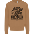 The Original Road Burner Biker Motorcycle Mens Sweatshirt Jumper Caramel Latte