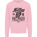 The Original Road Burner Biker Motorcycle Mens Sweatshirt Jumper Light Pink