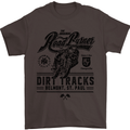 The Original Road Burner Biker Motorcycle Mens T-Shirt Cotton Gildan Dark Chocolate