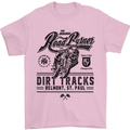 The Original Road Burner Biker Motorcycle Mens T-Shirt Cotton Gildan Light Pink