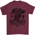 The Original Road Burner Biker Motorcycle Mens T-Shirt Cotton Gildan Maroon