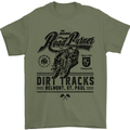 The Original Road Burner Biker Motorcycle Mens T-Shirt Cotton Gildan Military Green