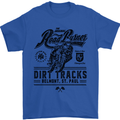 The Original Road Burner Biker Motorcycle Mens T-Shirt Cotton Gildan Royal Blue