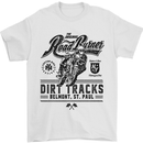 The Original Road Burner Biker Motorcycle Mens T-Shirt Cotton Gildan White