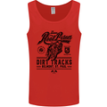 The Original Road Burner Biker Motorcycle Mens Vest Tank Top Red