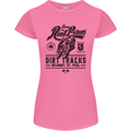 The Original Road Burner Biker Motorcycle Womens Petite Cut T-Shirt Azalea