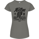 The Original Road Burner Biker Motorcycle Womens Petite Cut T-Shirt Charcoal