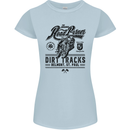 The Original Road Burner Biker Motorcycle Womens Petite Cut T-Shirt Light Blue