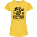 The Original Road Burner Biker Motorcycle Womens Petite Cut T-Shirt Yellow