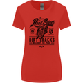 The Original Road Burner Biker Motorcycle Womens Wider Cut T-Shirt Red