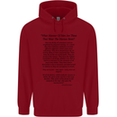 The Parachute Regiment Charter 1 2 3 4 Para Childrens Kids Hoodie Red