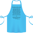 The Parachute Regiment Charter 1 2 3 4 Para Cotton Apron 100% Organic Turquoise