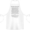The Parachute Regiment Charter 1 2 3 4 Para Cotton Apron 100% Organic White