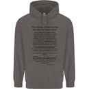 The Parachute Regiment Charter 1 2 3 4 Para Mens 80% Cotton Hoodie Charcoal