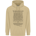 The Parachute Regiment Charter 1 2 3 4 Para Mens 80% Cotton Hoodie Sand
